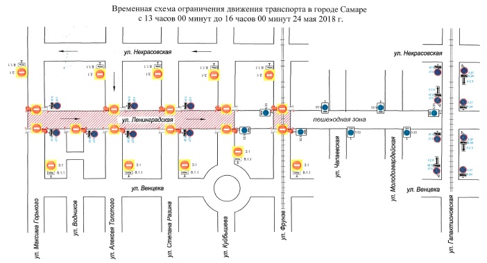Схема проезда по самаре