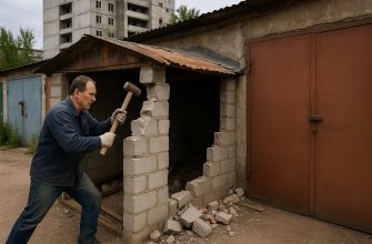 Снос пристройки к гаражу